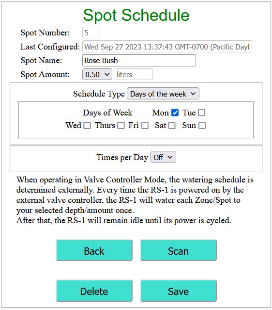 wifi spot scheduler
